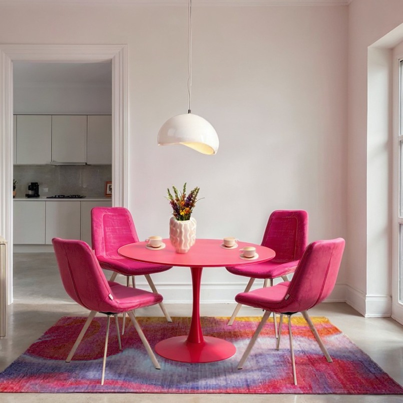 Swivel chair Baron pink Kare Design