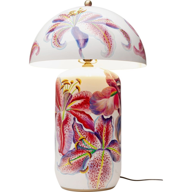 Lampe à poser Lillies pink
