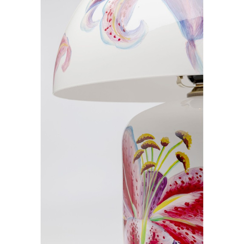 Lampe à poser Lillies pink