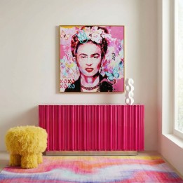 Dressoir Stucco roze Kare Design