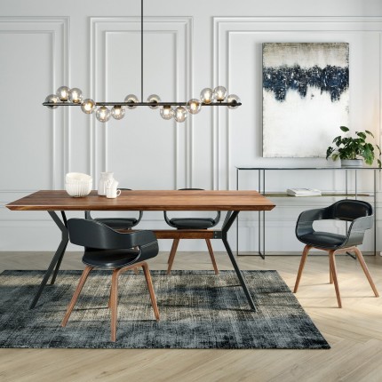 Table Downtown 180x90cm walnut Kare Design