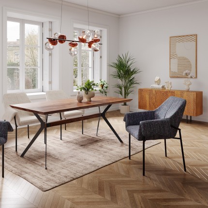 Table Downtown 180x90cm walnut Kare Design