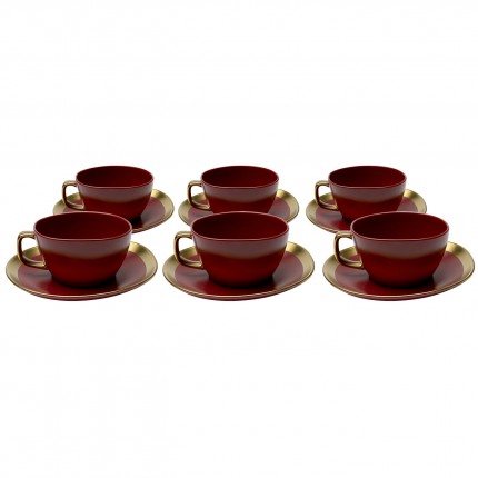 Coffee Cup Vibrations red (6/set) Kare Design