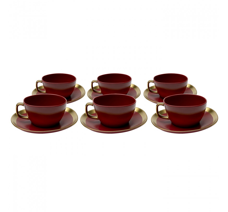 Coffee Cup Vibrations red (6/set) Kare Design
