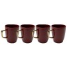 Mokken Vibrations rood (4/set) Kare Design