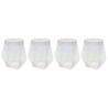 Waterglazen Diamond 12cm (4/set) Kare Design