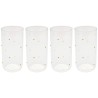 Waterglazen hoog Glam Dots goud (4/set) Kare Design
