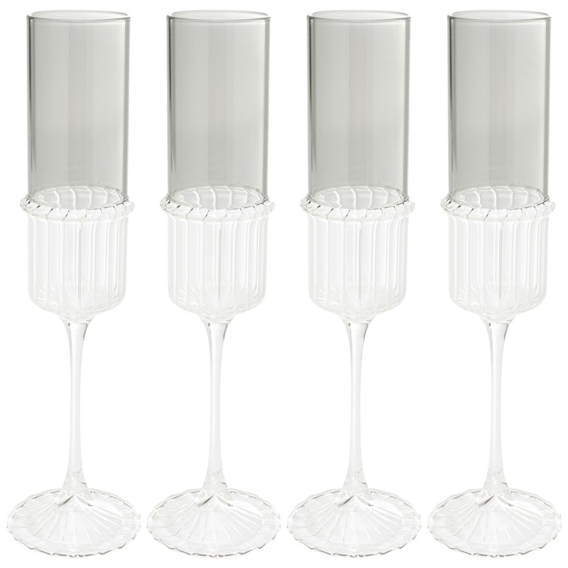 Champagneglazen Noelle (4/set) Kare Design