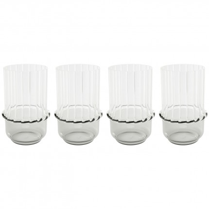 Waterglazen hoog Noelle (4/set) Kare Design