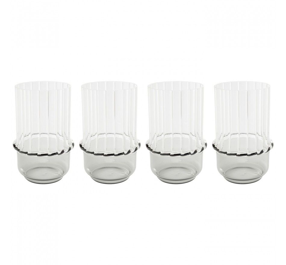 Waterglazen hoog Noelle (4/set) Kare Design