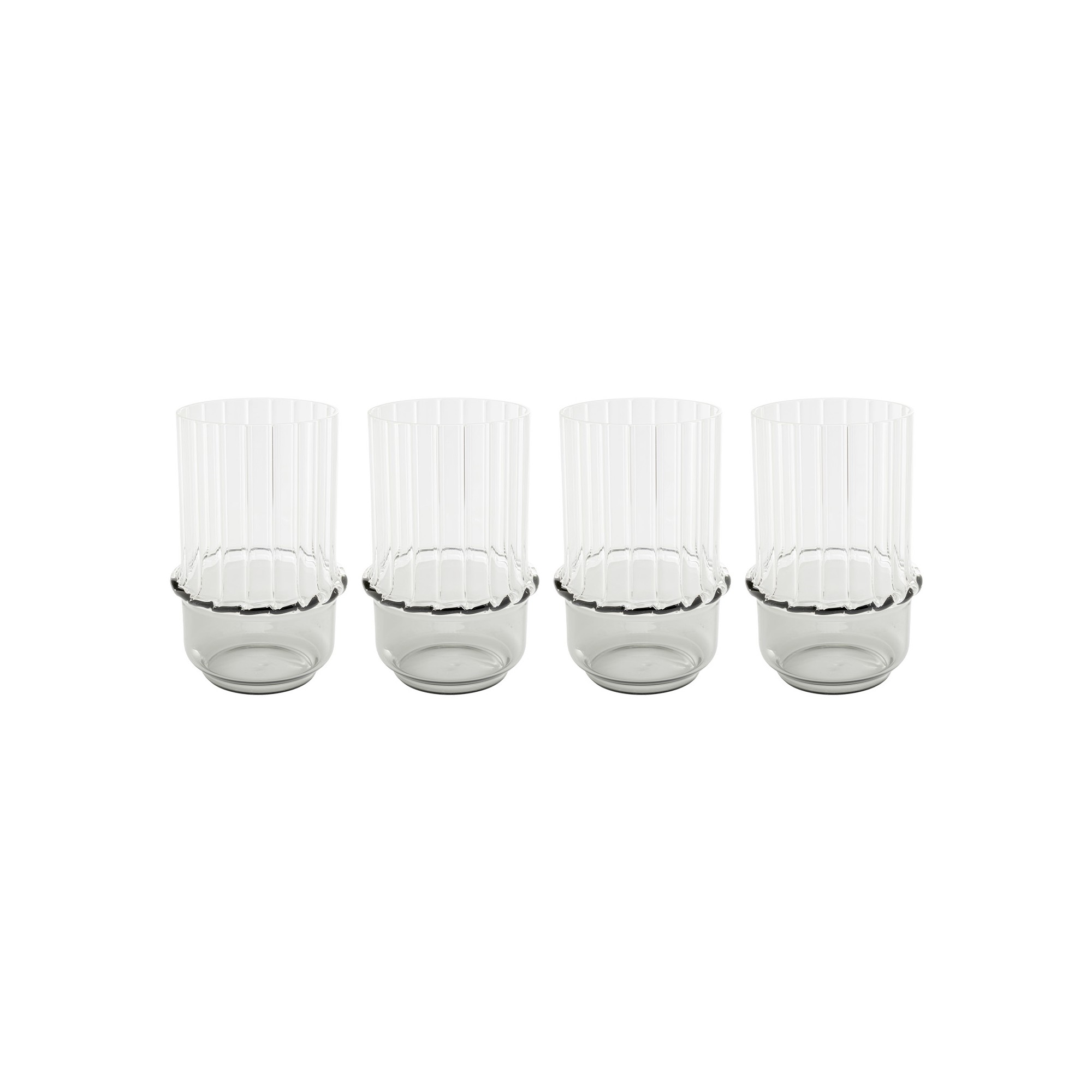 Waterglazen hoog Noelle (4/set) Kare Design