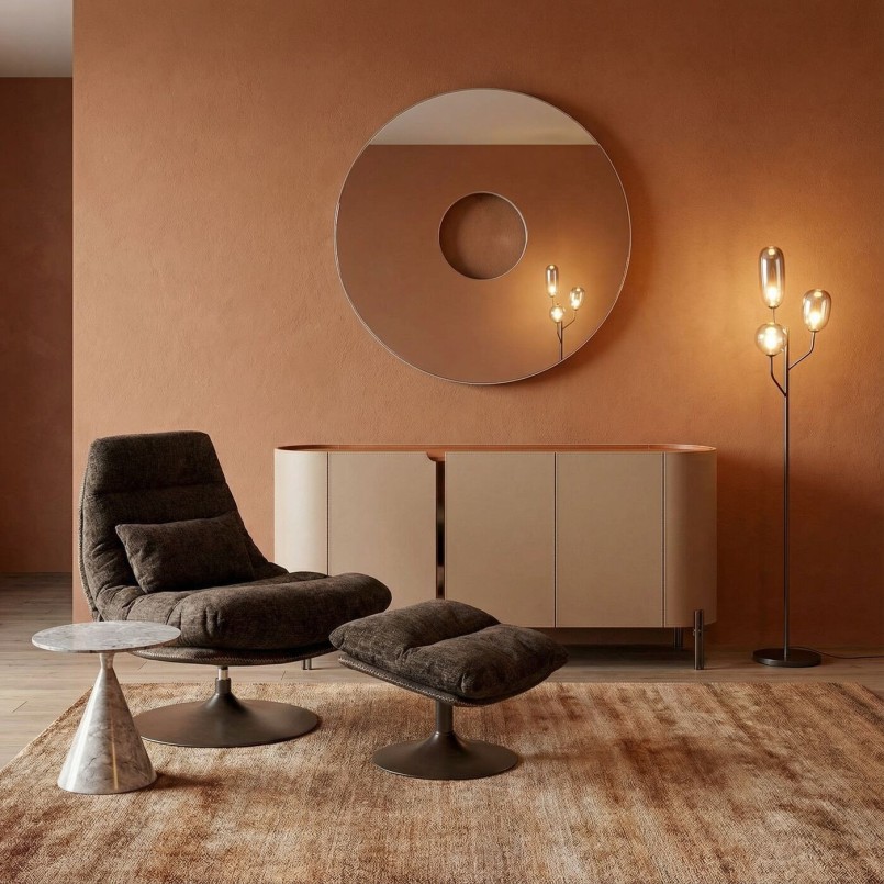 Ronde CD spiegel - Cleo - Kare Design