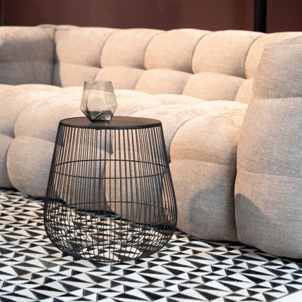 Side Table Beam black 40cm Kare Design