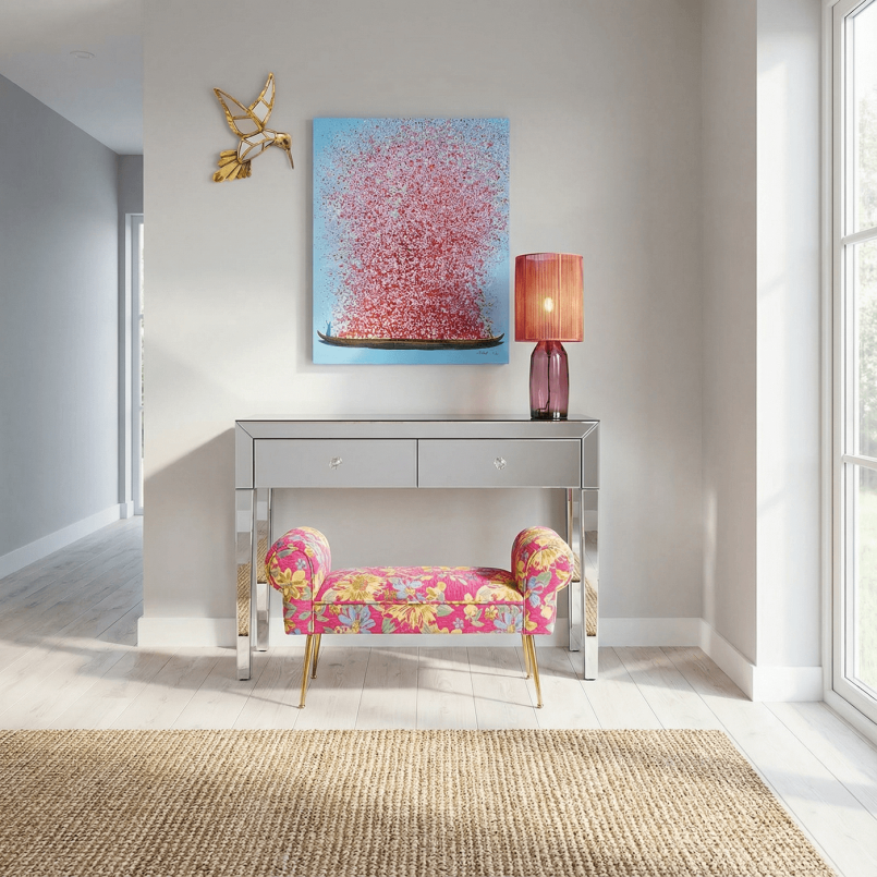 Bank Wing Flower Fever roze Kare Design