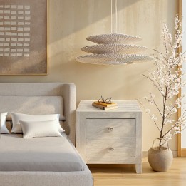 Nightstand Travertino 2 drawers Kare Design
