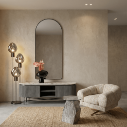Vloerlamp Supernova 160cm zilver Kare Design