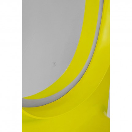 Mirror Aero LED 141x80cm green Kare Design