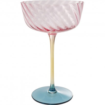 Champagne Glass Twist (4/set) Kare Design