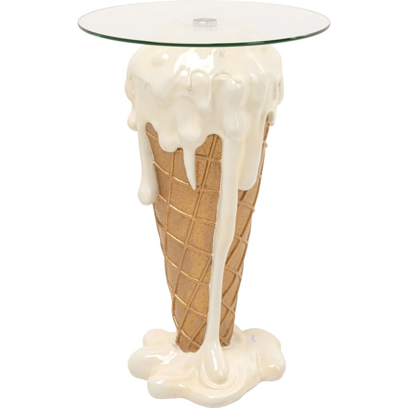 Table bistrot Ice crème vanilla Ø48cm