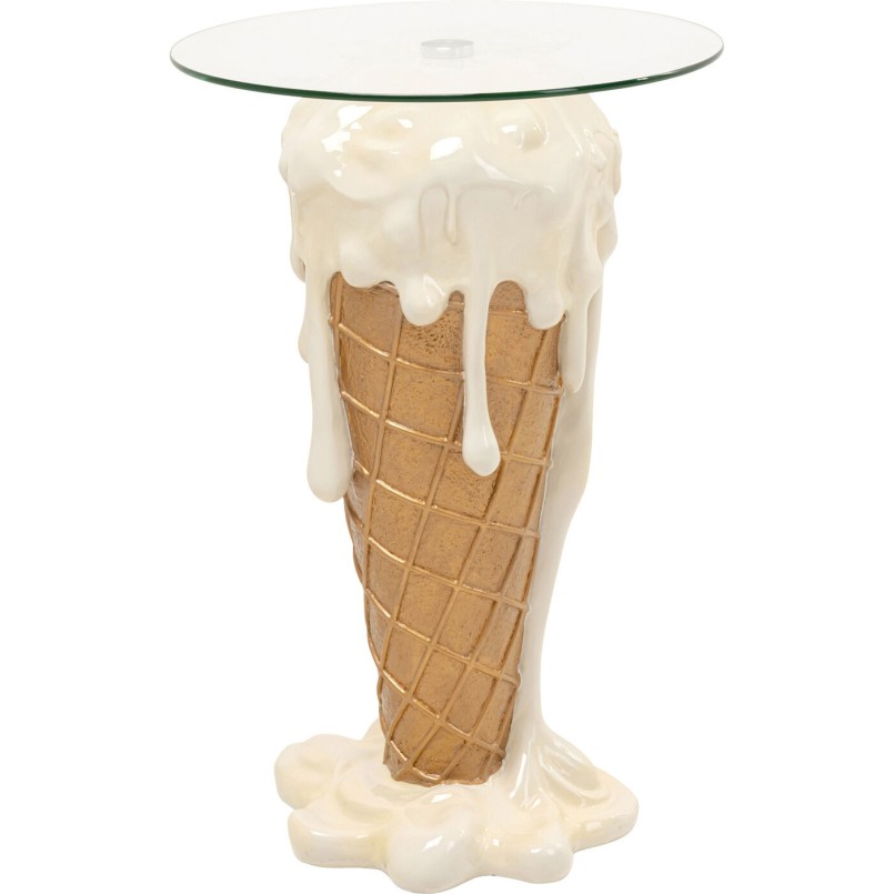 Table bistrot Ice crème vanilla Ø48cm