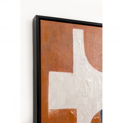 Canvas Picture Pinceau Shape 55x75cm Kare Design