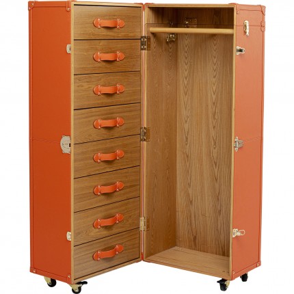 Wardrobe Trunk Monaco orange Kare Design