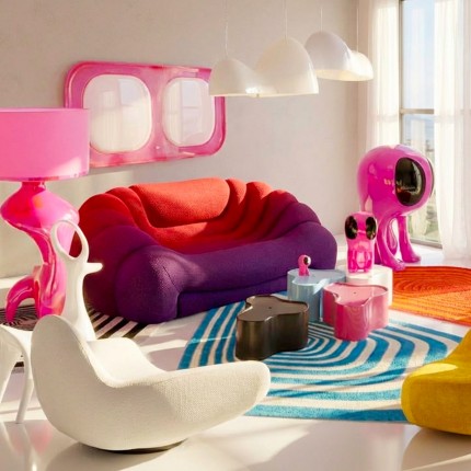 Wall Lamp Cloud Beam pink 202cm Kare Design