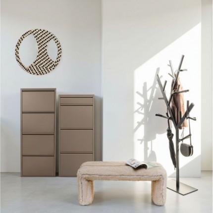 Shoe Container Caruso taupe 3+1 drawers Kare Design