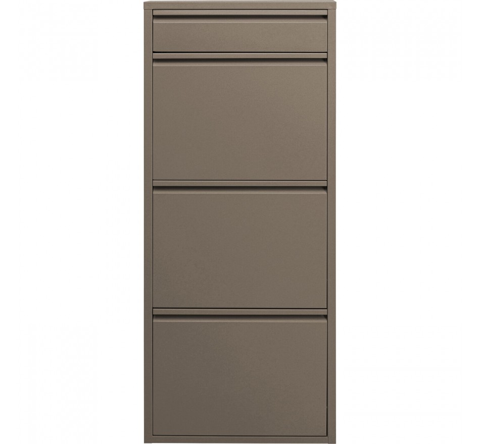 Schoenenkast Caruso taupe 3+1 laden Kare Design