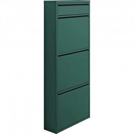 Shoe Container Caruso green 3+1 drawers Kare Design