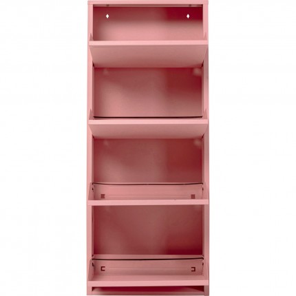 Schoenenkast Caruso roze 4 laden Kare Design