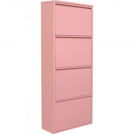 Shoe Container Caruso pink 4 drawers Kare Design