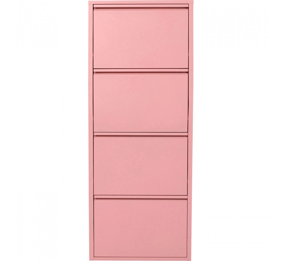 Shoe Container Caruso pink 4 drawers Kare Design