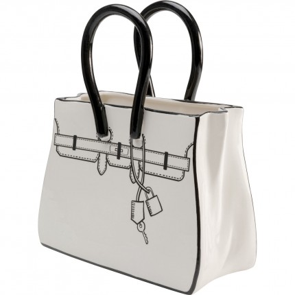 Vaas Favola tas wit en zwart Kare Design