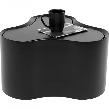 Coffee Table Lotus 30cm black Kare Design