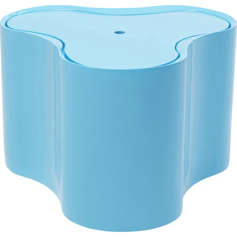 Table d appoint Lotus bleu clair 35cm