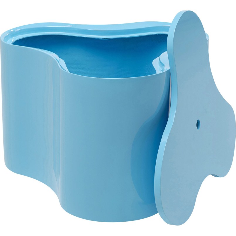 Table d appoint Lotus bleu clair 35cm