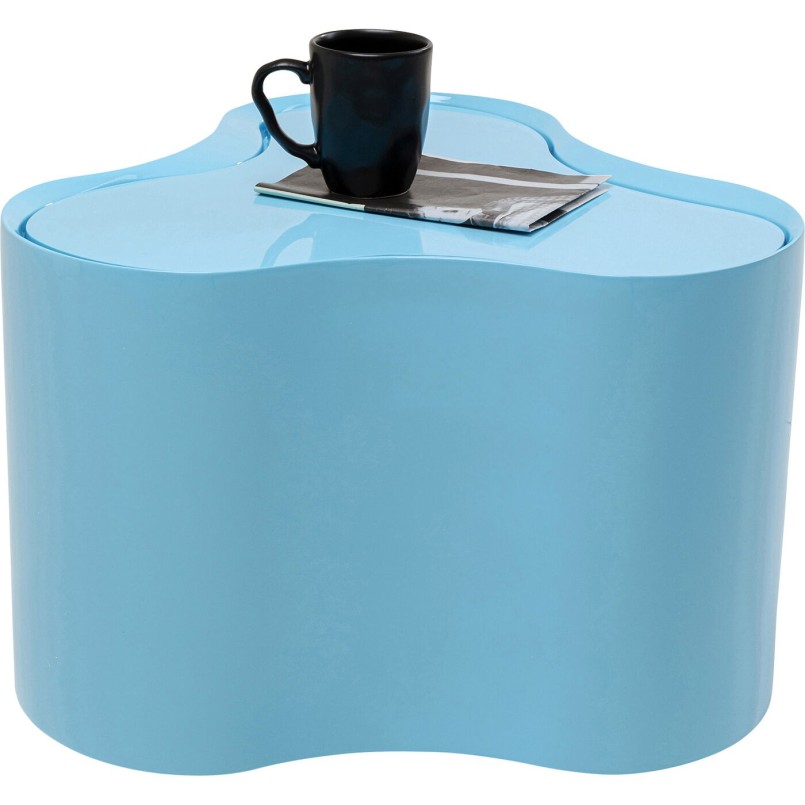 Table d appoint Lotus bleu clair 35cm