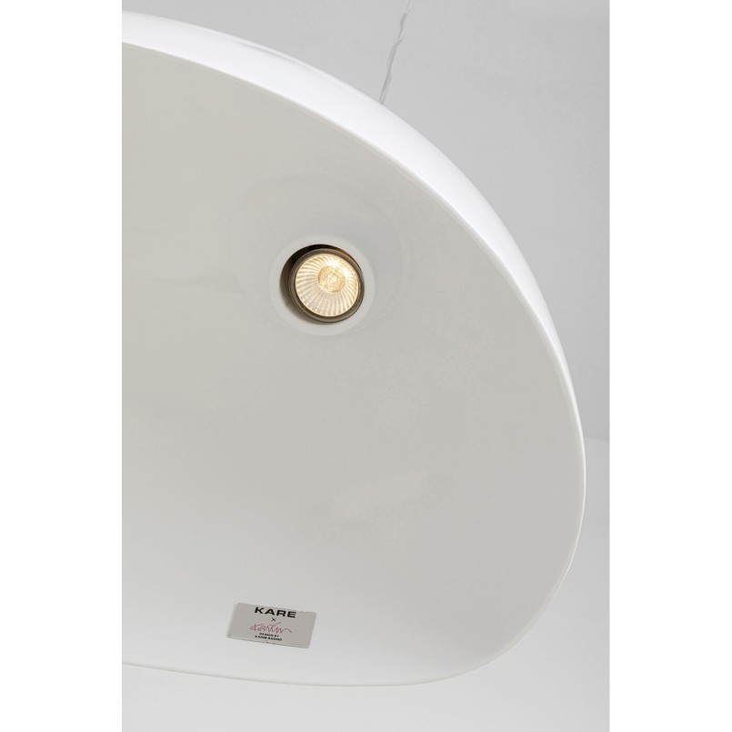 Suspension Cloud Beam Double blanc 70cm