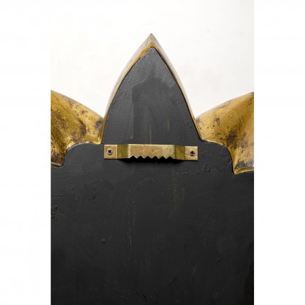 Wanddecoratie spiegel lotus Ø32cm Kare Design