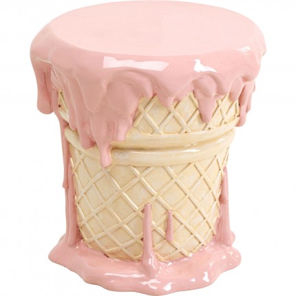 Stool ice cream 38cm pink Kare Design