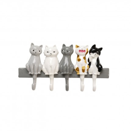 Wall Coat Rack singing cats Kare Design