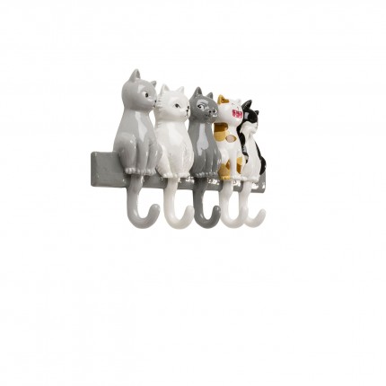 Wall Coat Rack singing cats Kare Design