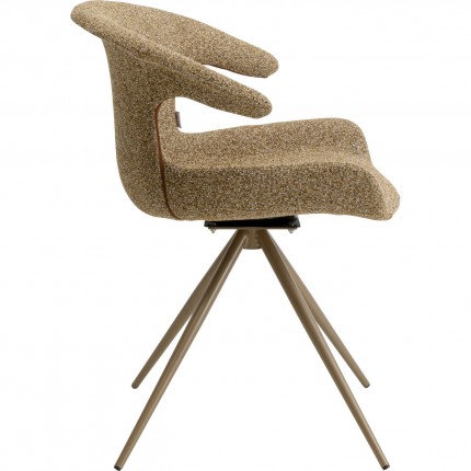 Draaistoel met armleuningen Golo Kare Design