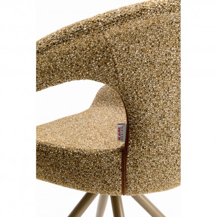 Swivel Chair with armrests Golo Kare Design