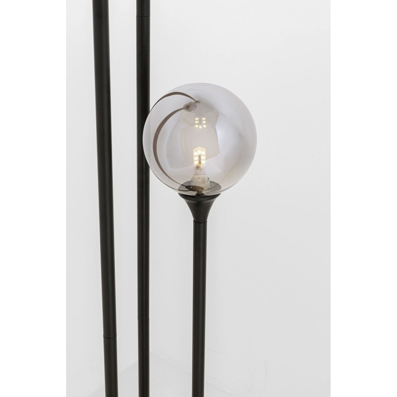 Lampadaire Al Capone Tre noir 175cm