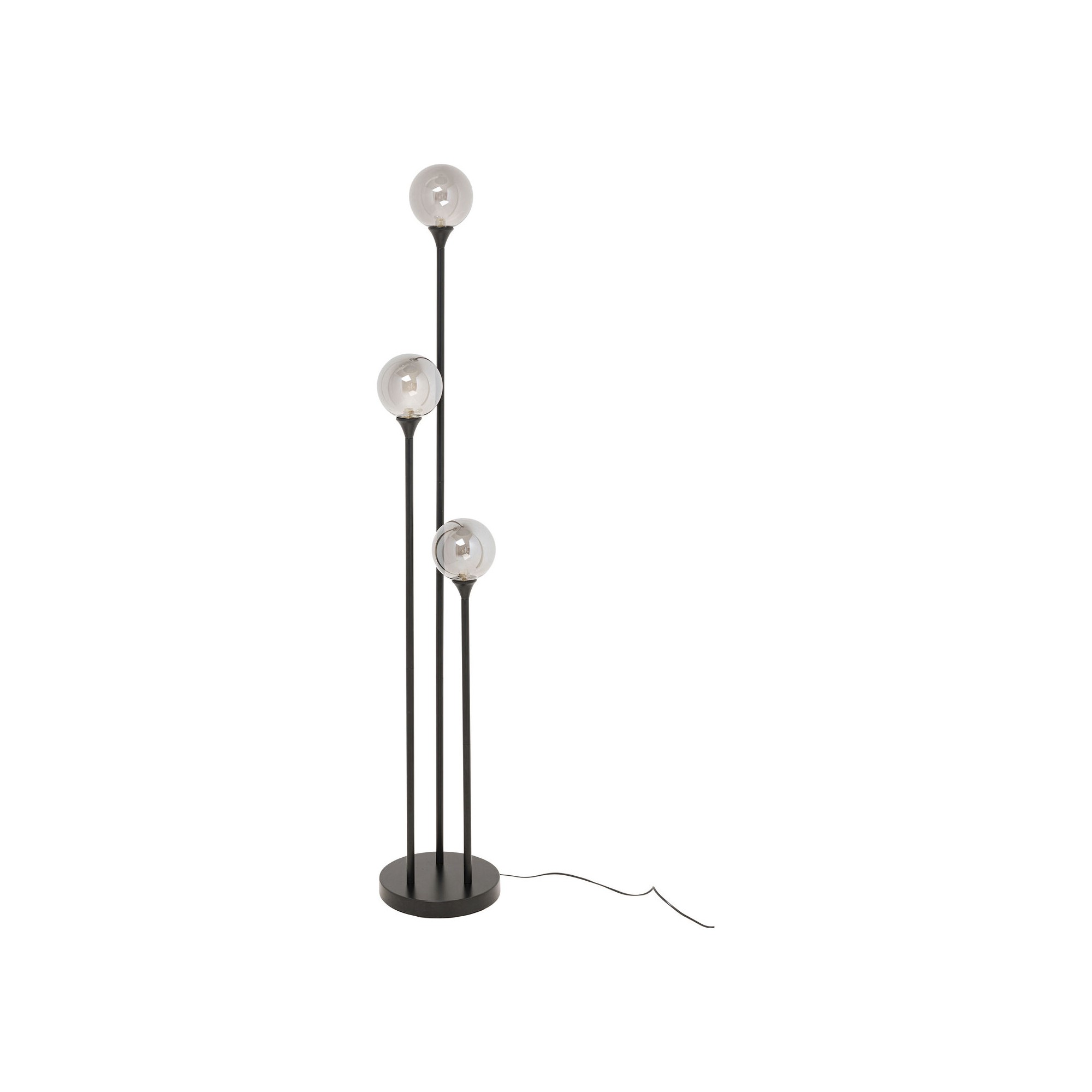Lampadaire Al Capone Tre noir 175cm