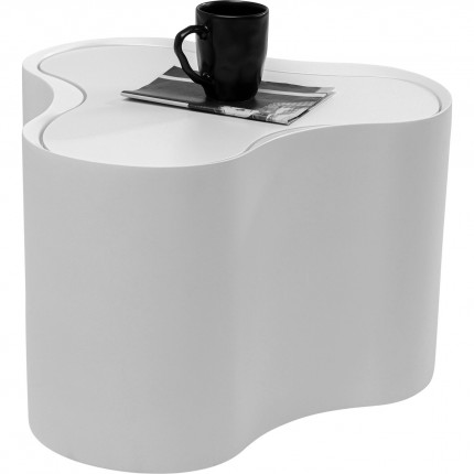 Coffee Table Lotus 30cm white Kare Design