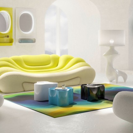 Salontafel Lotus 35cm zwart Kare Design