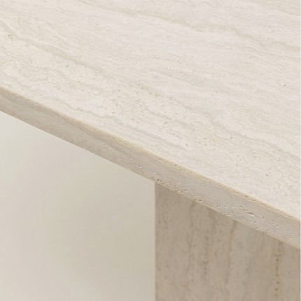 Eettafel Travertino 160x90cm Kare Design